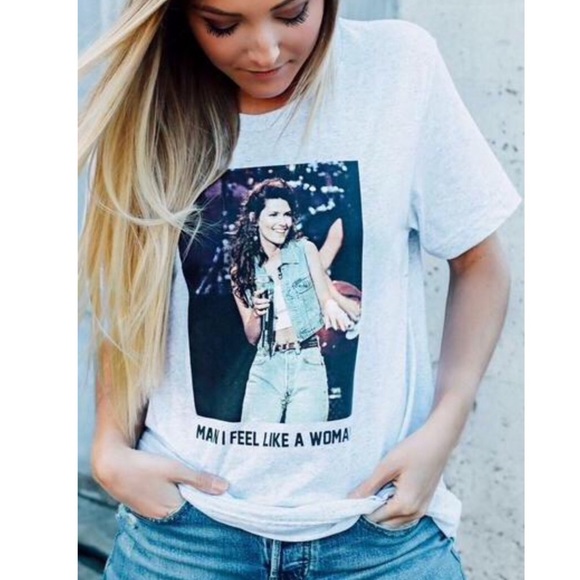 Tops - Charlie Southern: Man, I feel like a woman Tee